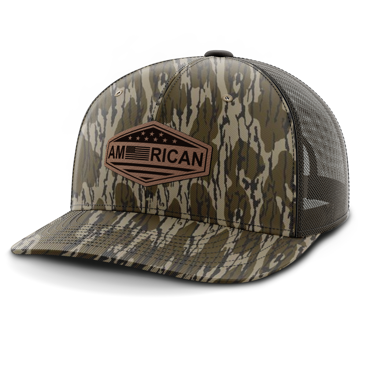 American, Leather Patch Hat