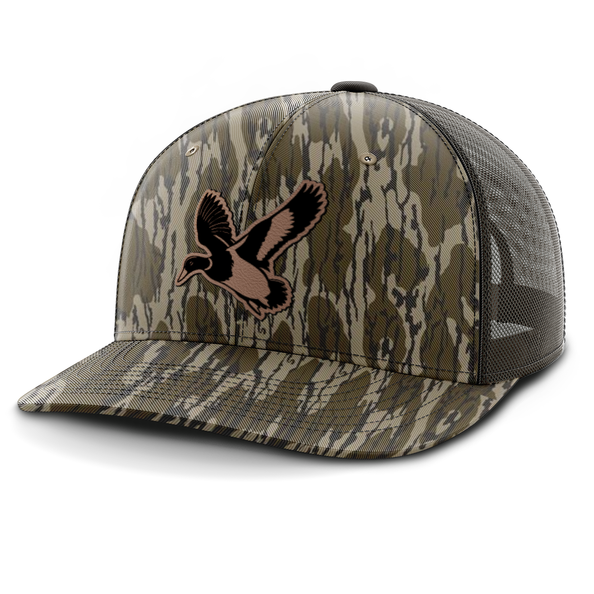 Mallard, Duck Hunting, Leather Patch Hat