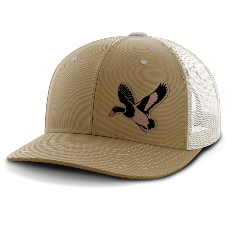 Mallard (left), Duck Hunting, Leather Patch Hat