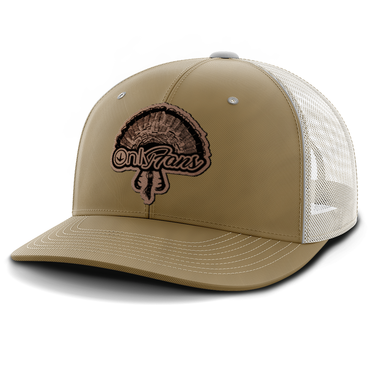 Only Fans, Turkey Hunting, Leather Patch Hat
