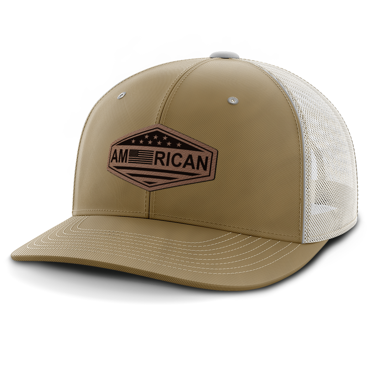 American, Leather Patch Hat