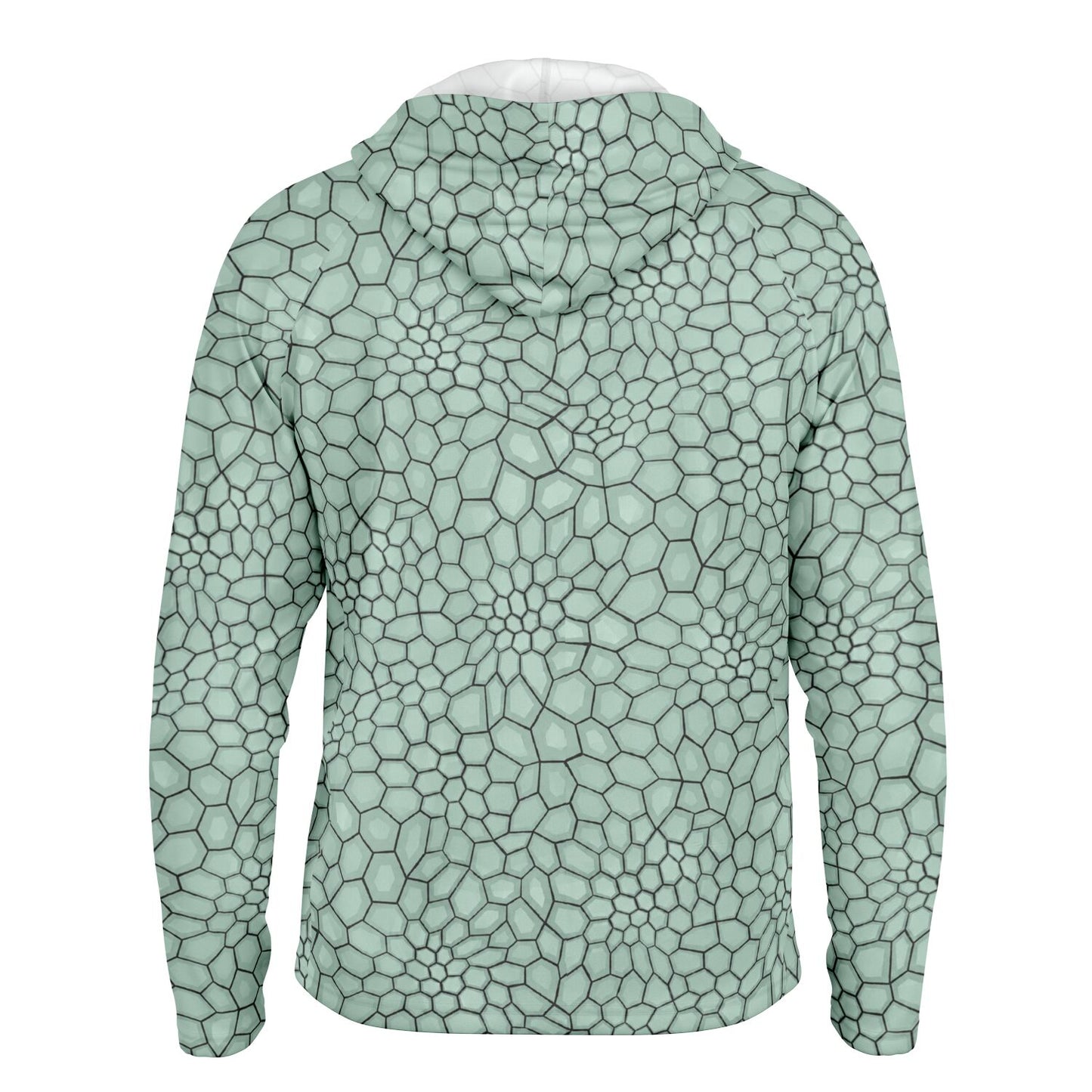 Cranky Crankbait SPF50 Performance Fishing Hoodie- Mint Green