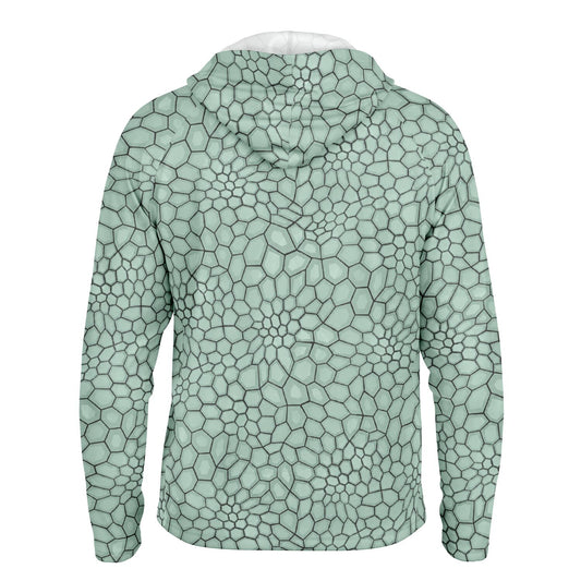 Cranky Crankbait SPF50 Performance Fishing Hoodie- Mint Green