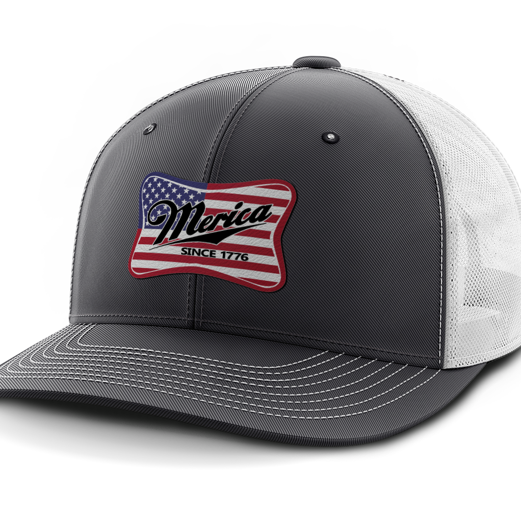 Merica, Leather Patch Hat