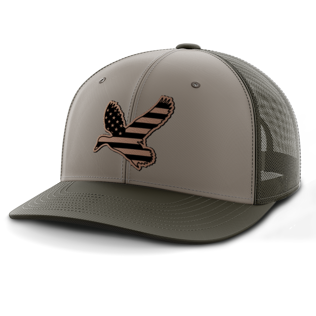 Duck Flag, Duck Hunting, Leather Patch Hat