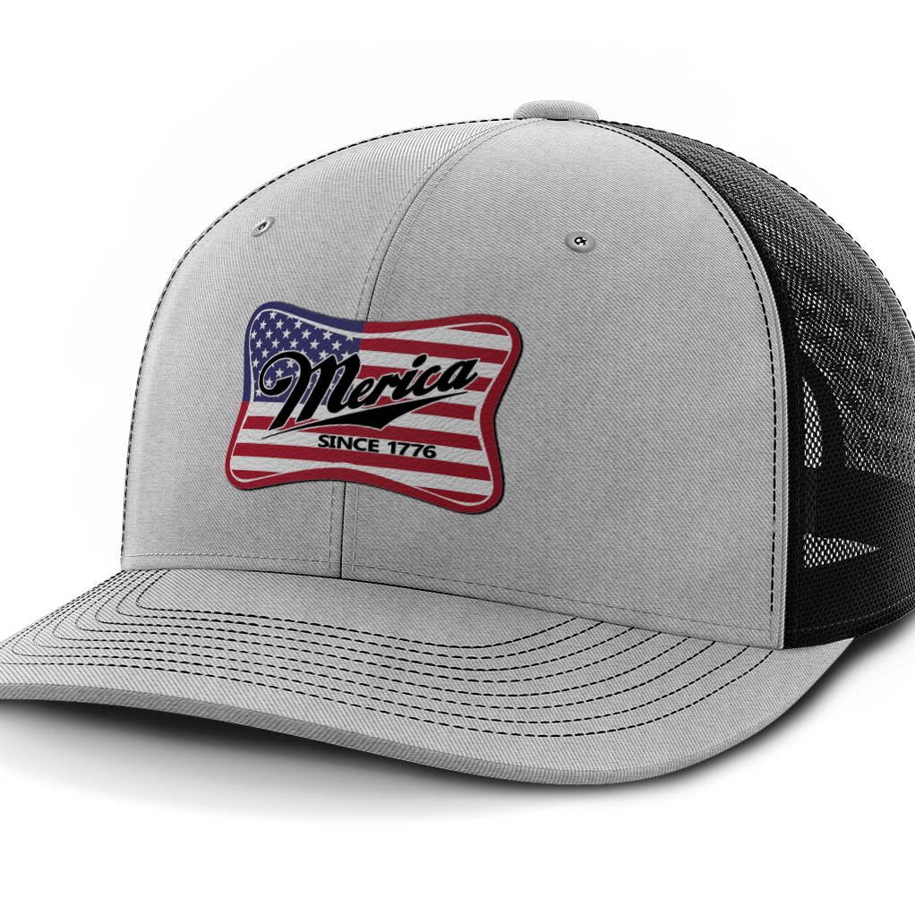 Merica, Leather Patch Hat