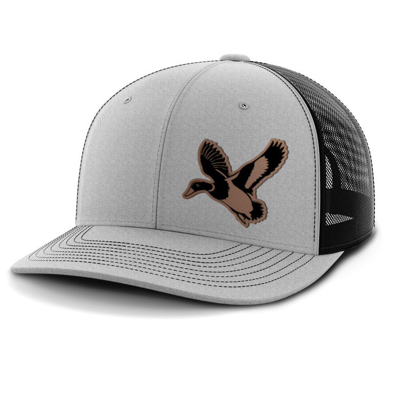 Mallard (left), Duck Hunting, Leather Patch Hat