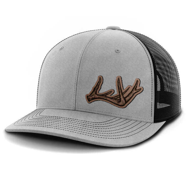 Antlers, Deer & Shed Hunting, Leather Patch Hat