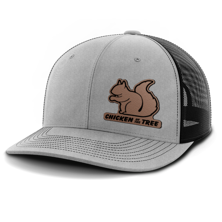 Chicken of the Tree, Squirrel Hunting, Leather Patch Hat