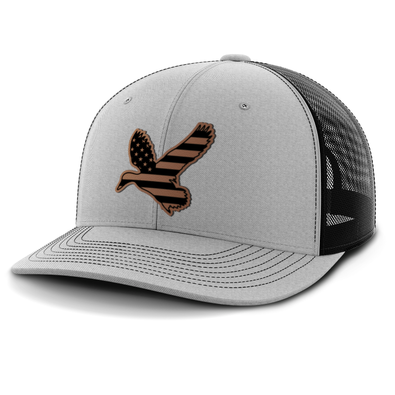 Duck Flag, Duck Hunting, Leather Patch Hat