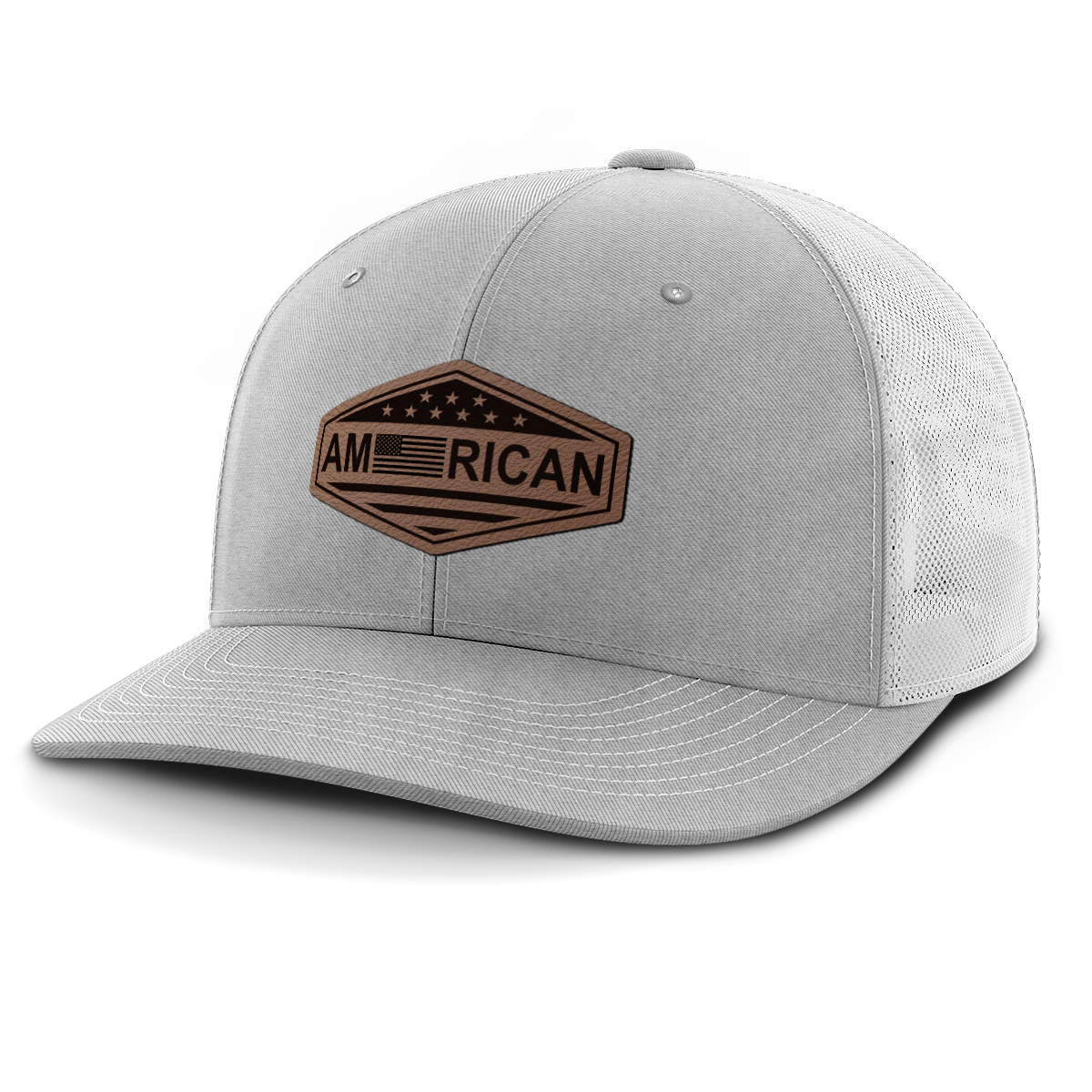 American, Leather Patch Hat