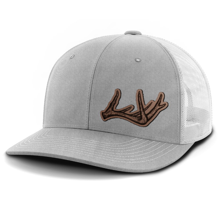 Antlers, Deer & Shed Hunting, Leather Patch Hat
