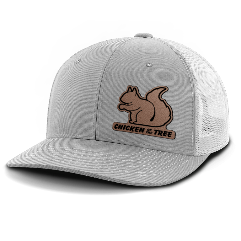Chicken of the Tree, Squirrel Hunting, Leather Patch Hat