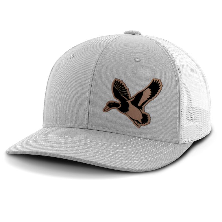 Mallard (left), Duck Hunting, Leather Patch Hat