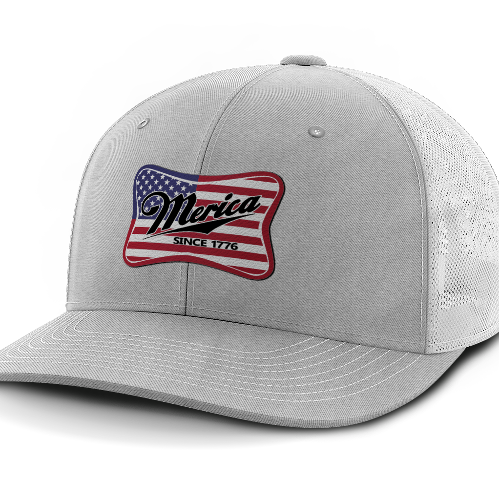 Merica, Leather Patch Hat