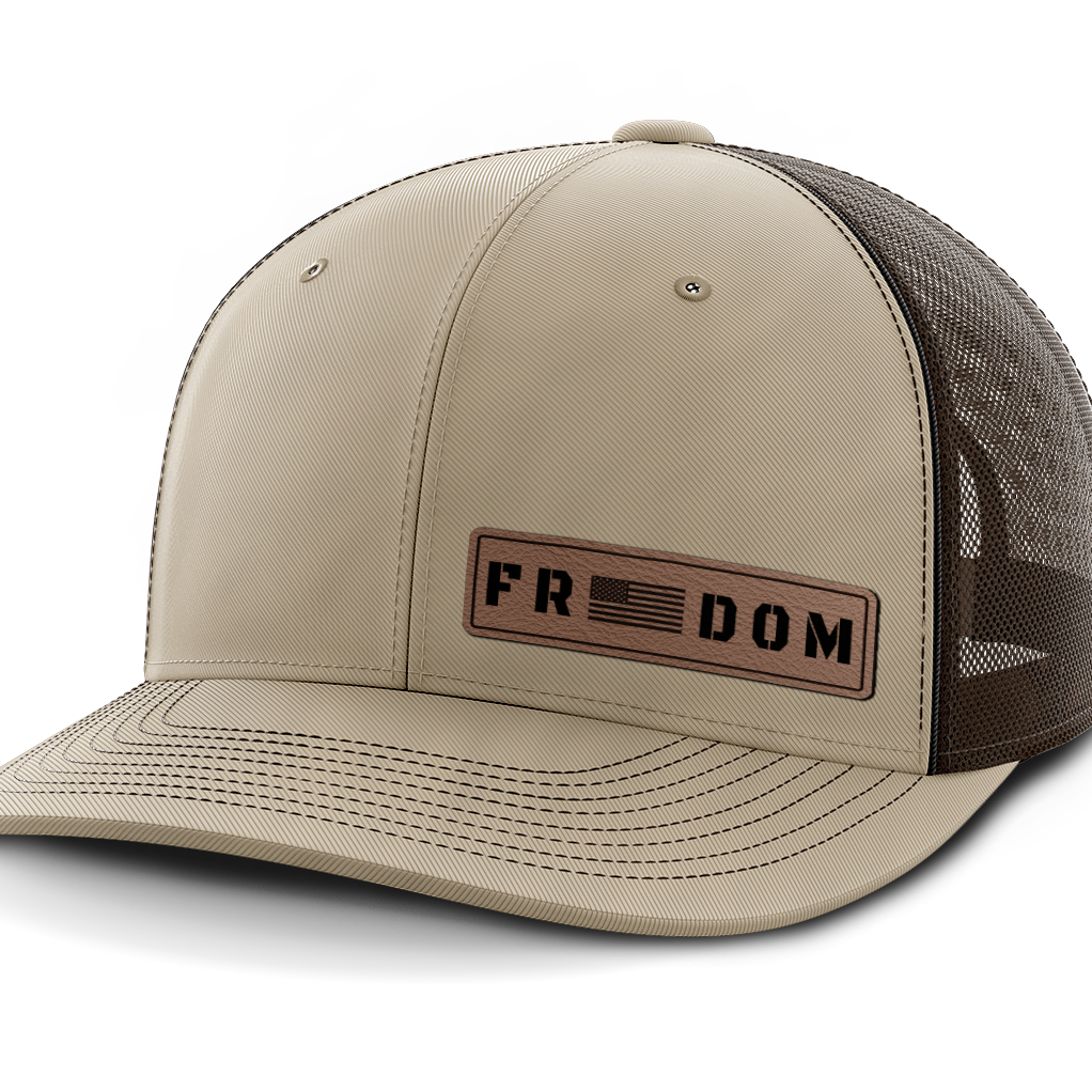 Freedom, Leather Patch Hat