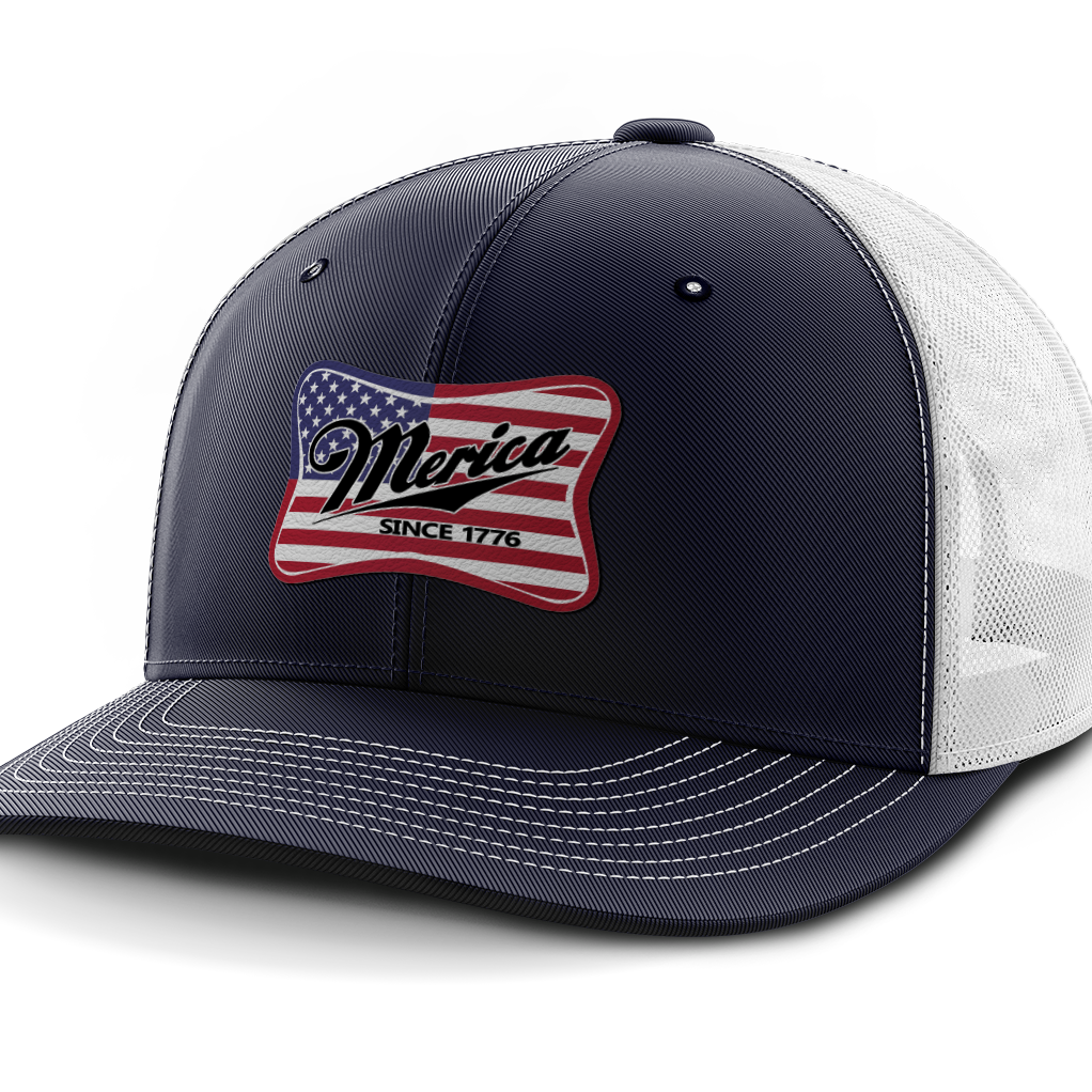 Merica, Leather Patch Hat