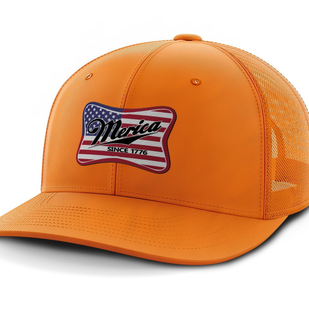 Merica, Leather Patch Hat