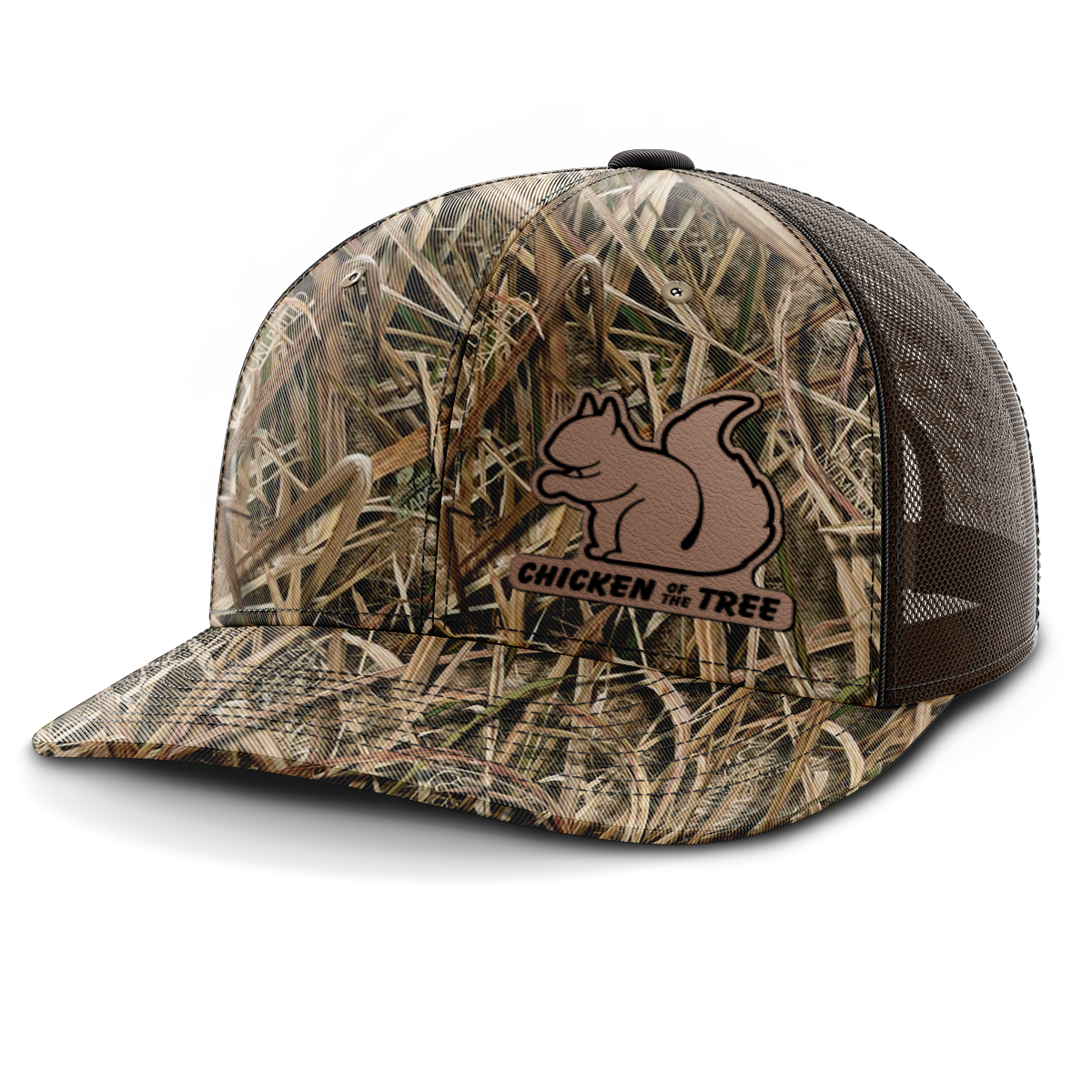 Chicken of the Tree, Squirrel Hunting, Leather Patch Hat