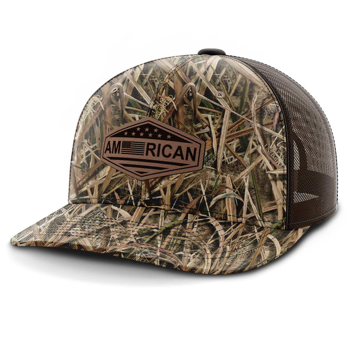 American, Leather Patch Hat