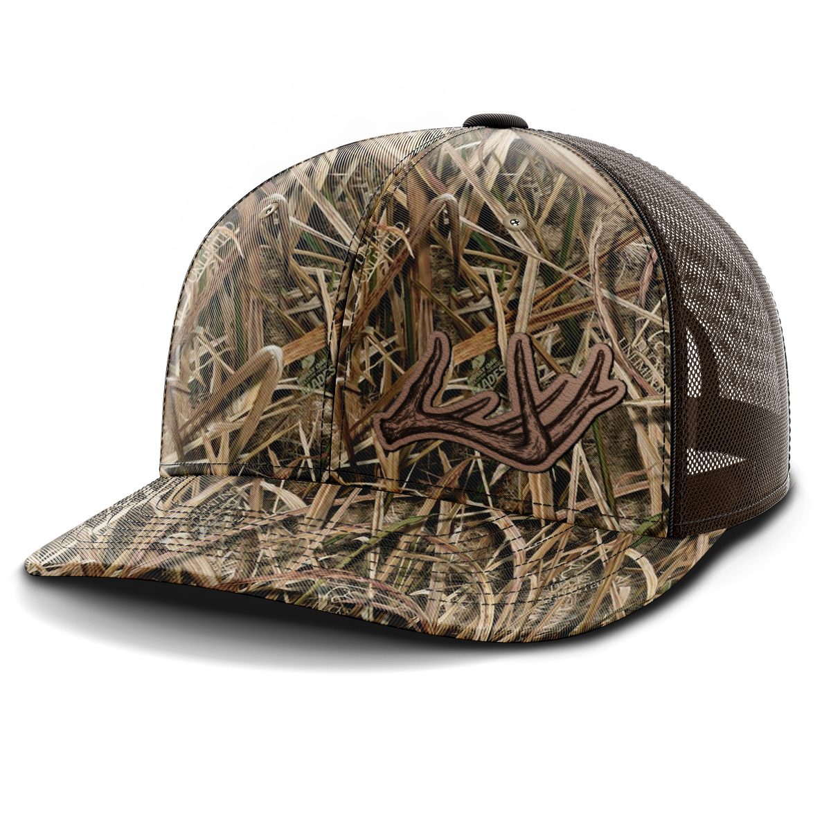 Antlers, Deer & Shed Hunting, Leather Patch Hat
