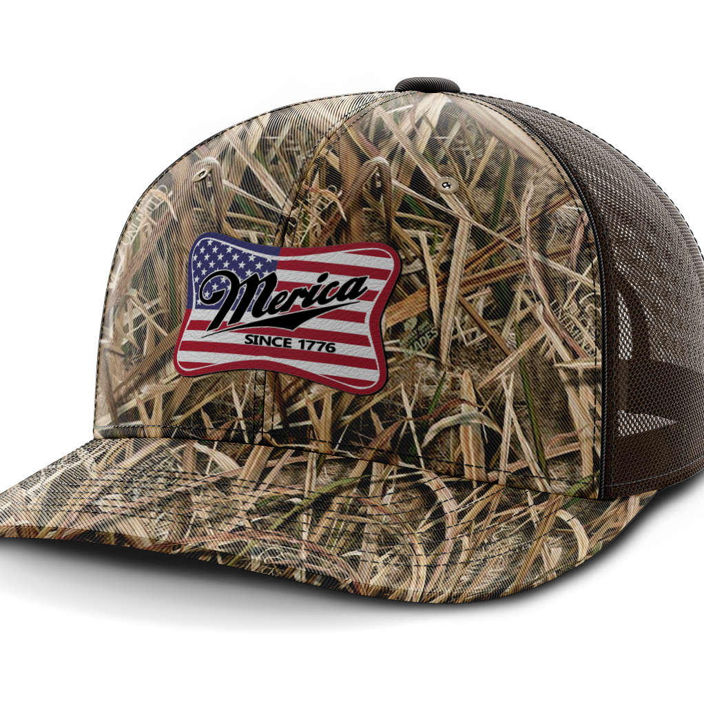 Merica, Leather Patch Hat