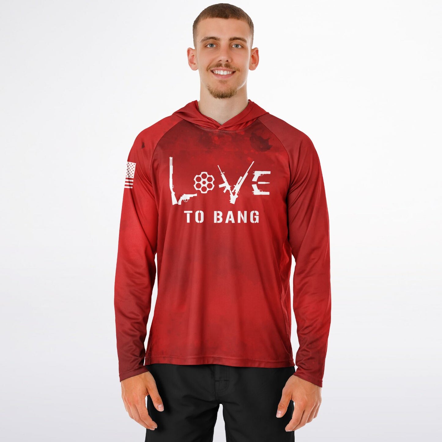 Love To Bang SPF50 Patriotic Performance Hoodie
