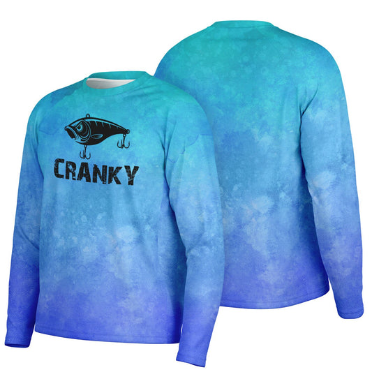 Cranky Crankbait UPF40 Performance Fishing Long Sleeve Tee