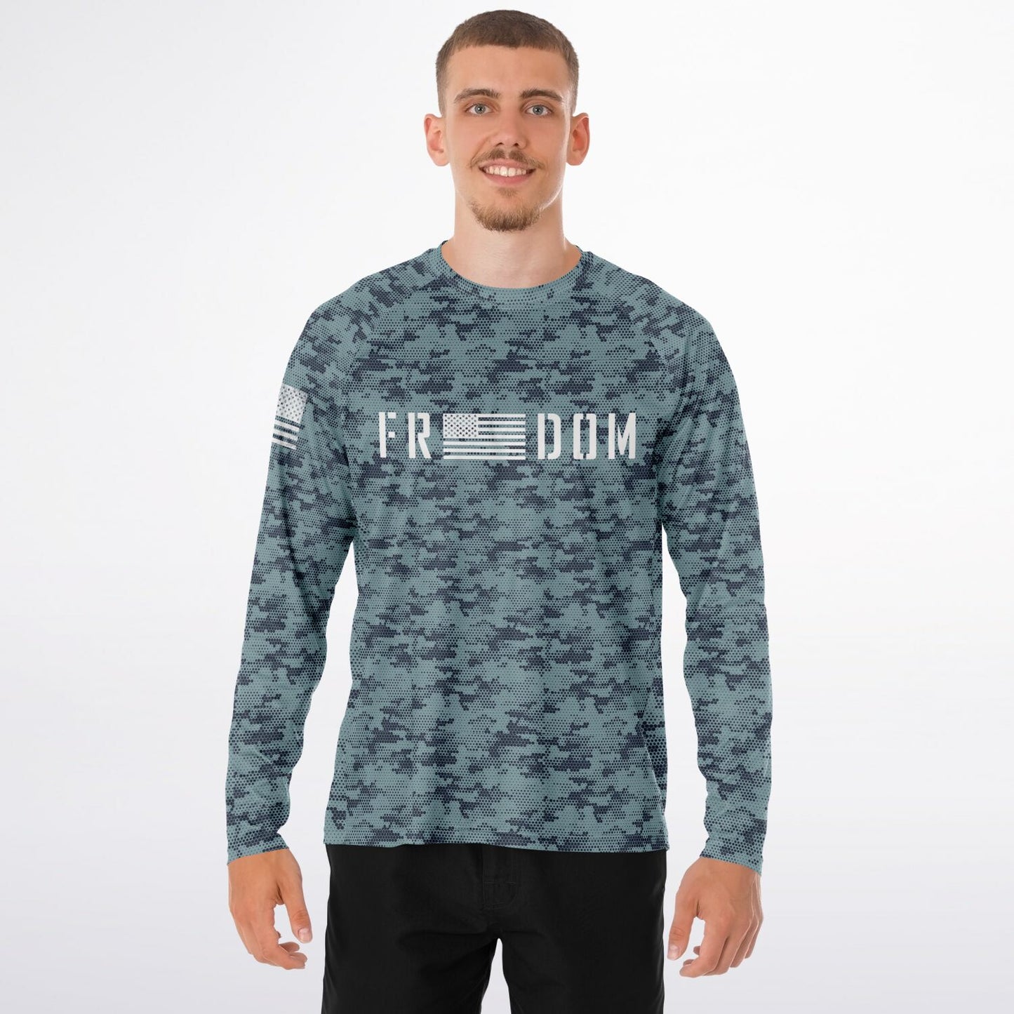 Freedom UPF40 Long Sleeve Patriotic Tee