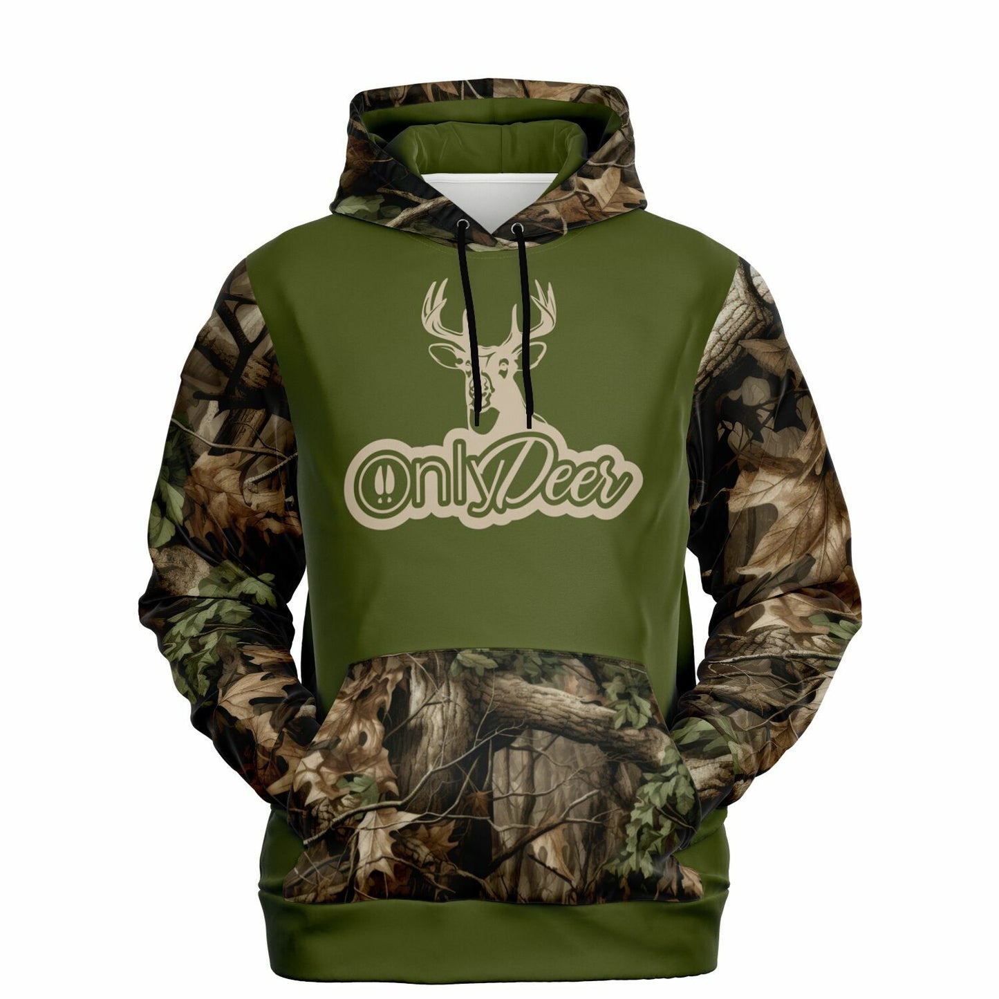 Only Deer Deer Hunting Hoodie (Green)