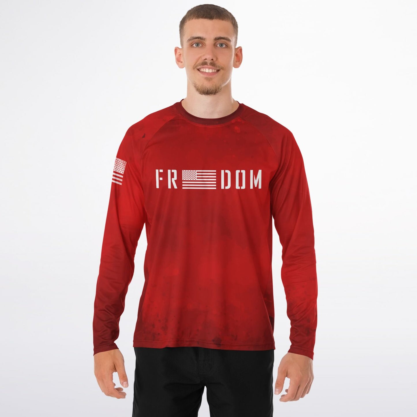 Freedom UPF40 Long Sleeve Patriotic Tee