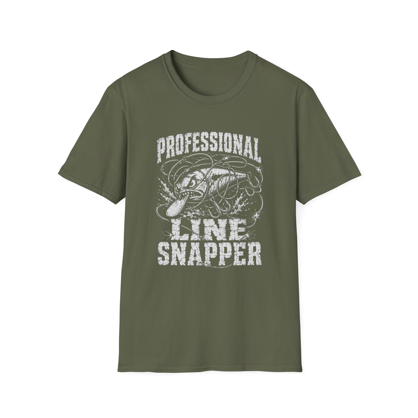 Professional Line Snapper Fishing Softstyle T-Shirt