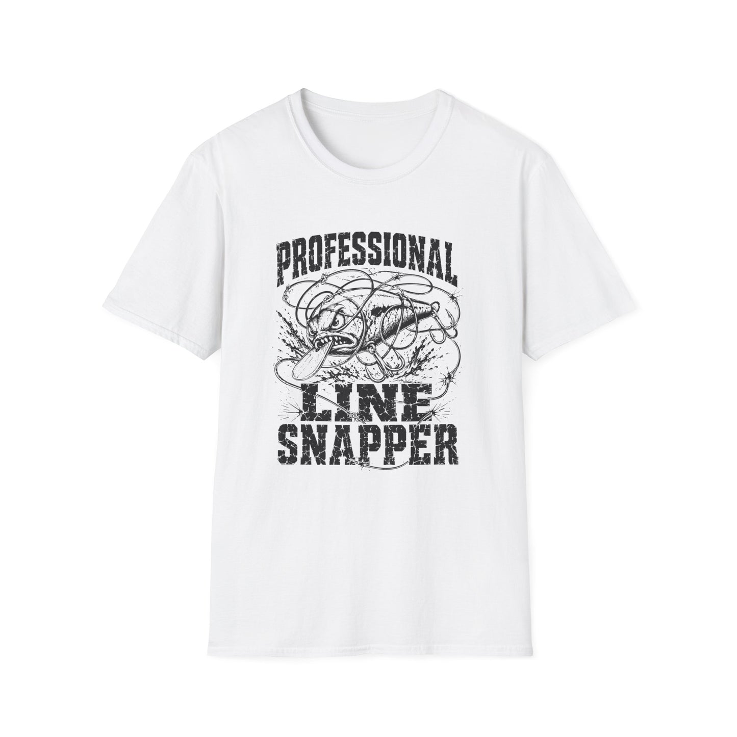 Professional Line Snapper Fishing Softstyle T-Shirt
