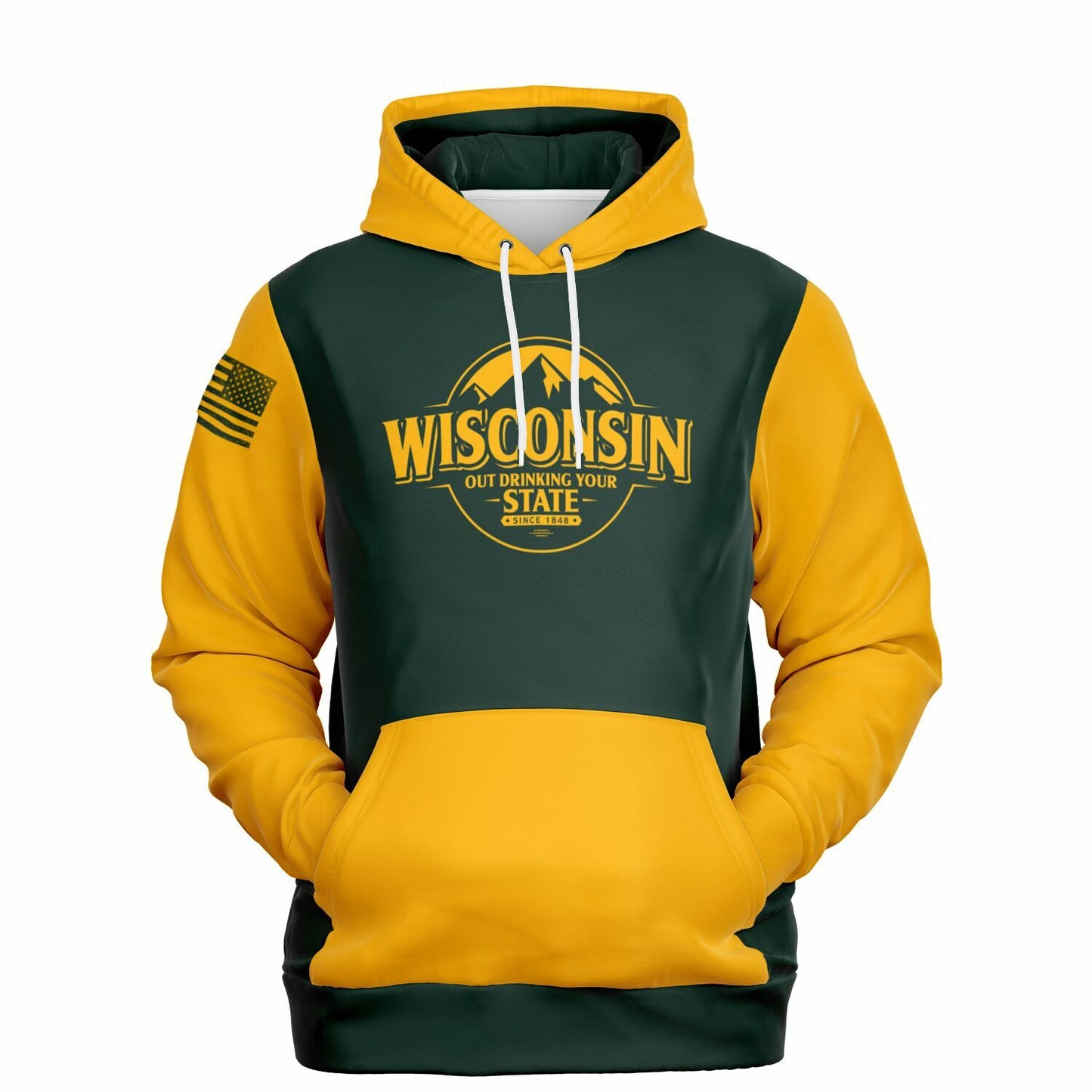 Wisconsin Out Drinking Your State Hoodie