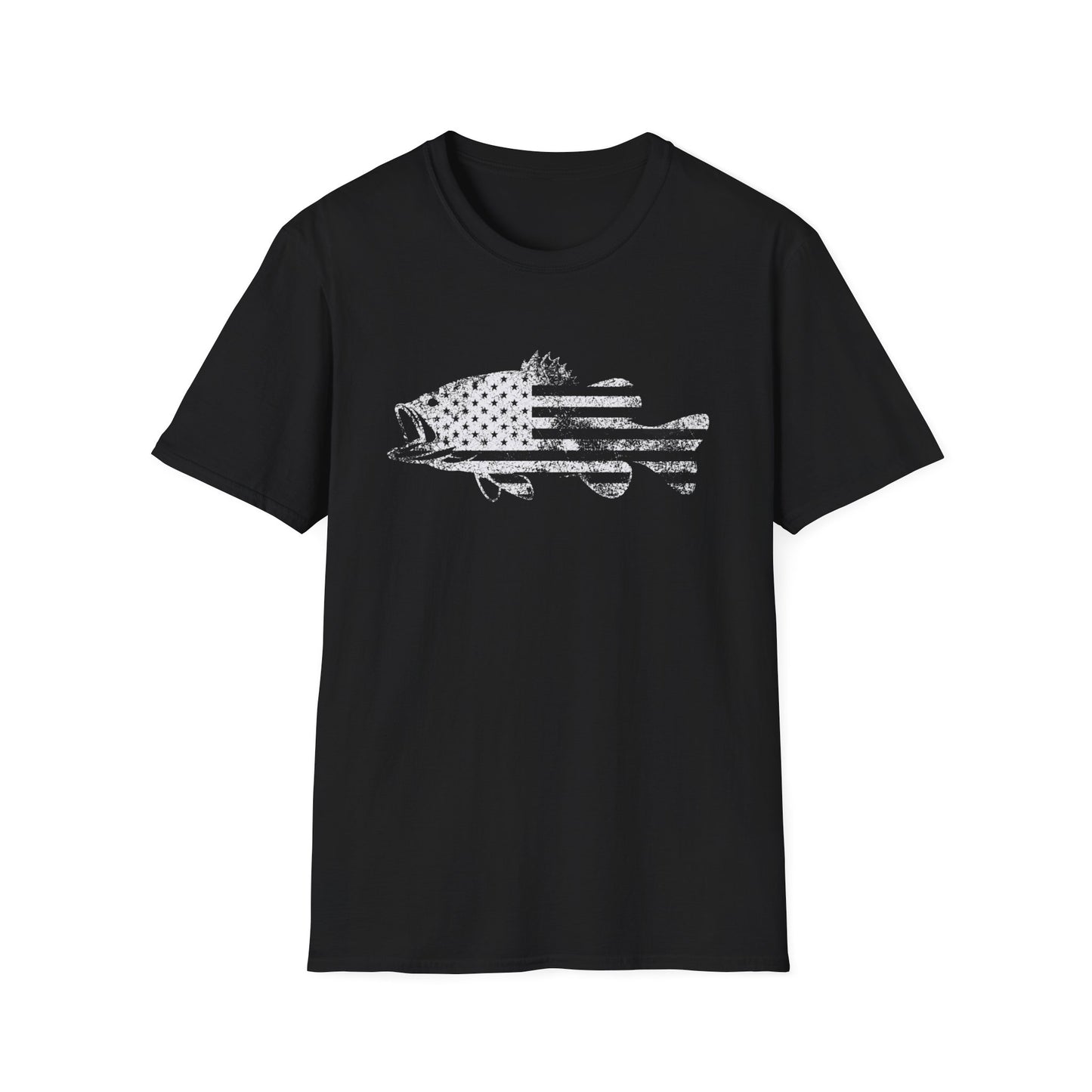 USA Bass Fishing Softstyle T-Shirt