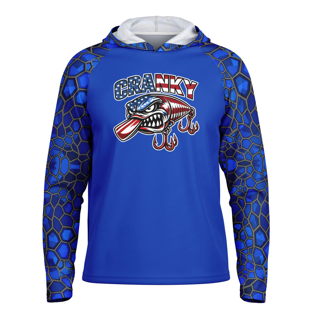 Cranky Crankbait SPF50 Performance Fishing Hoodie