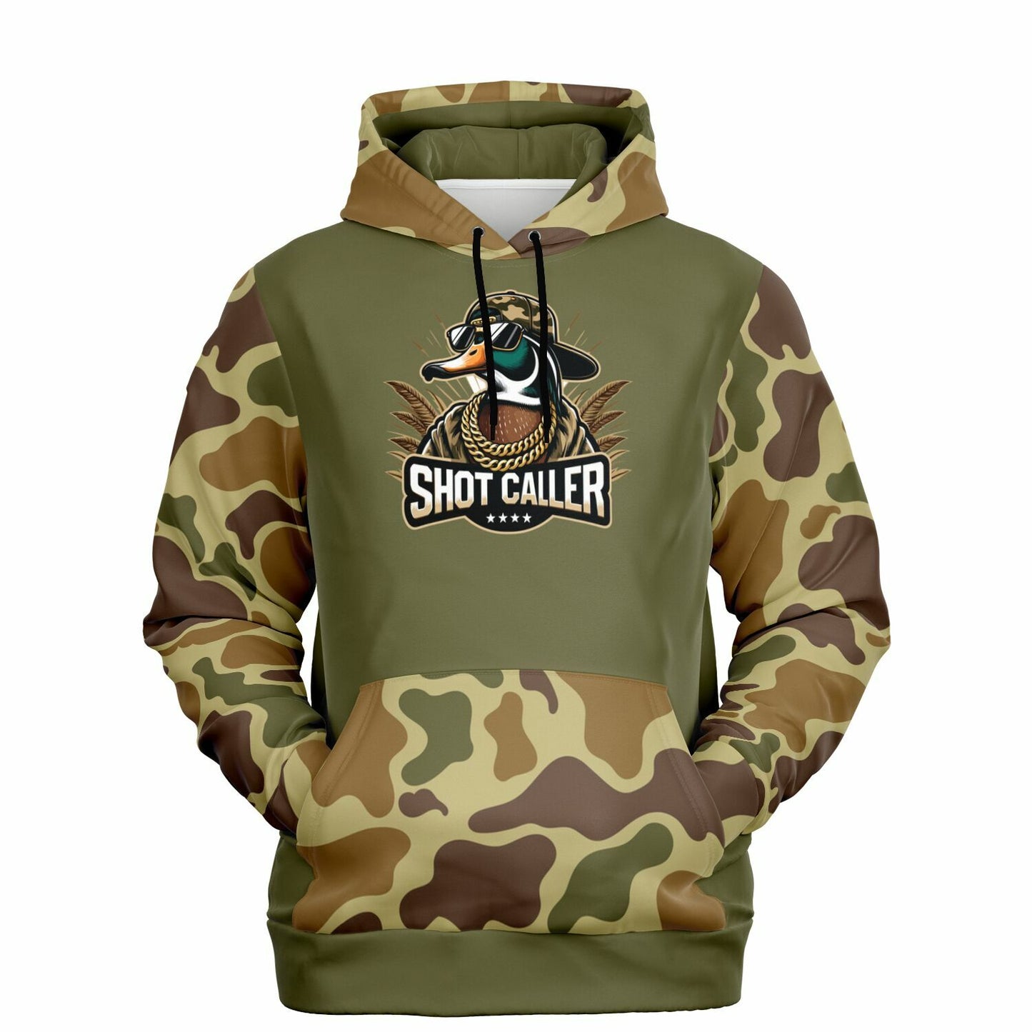 Shot Caller Retro Camo Duck Hunting Hoodie