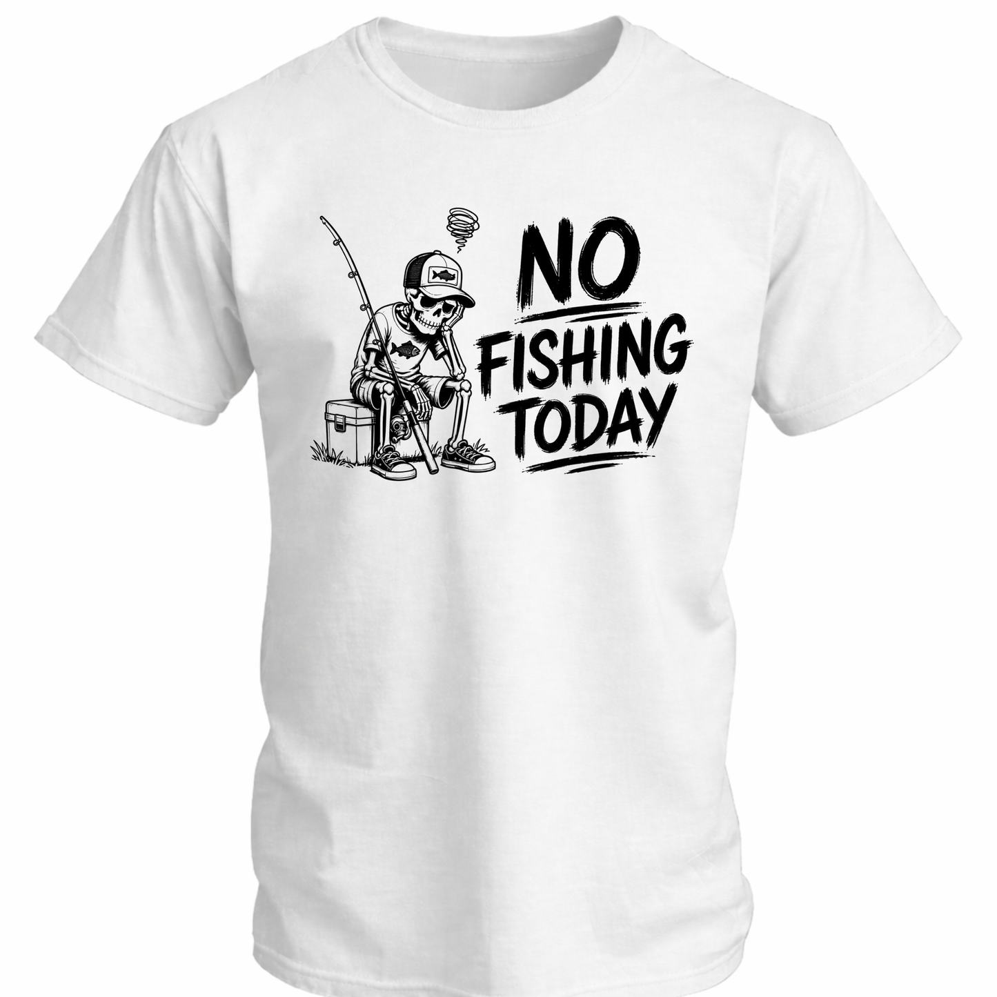 No Today Fishing Softstyle T-Shirt