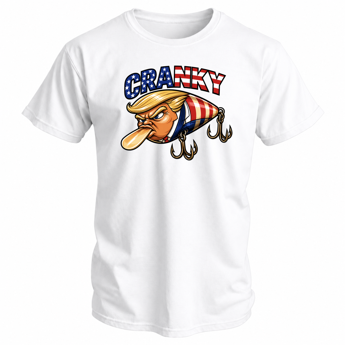 Cranky Trump Fishing Softstyle T-Shirt