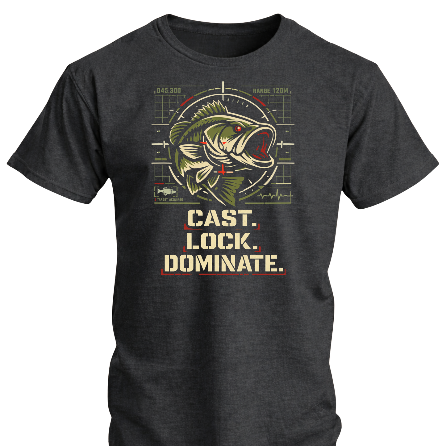 Cast Lock Dominate Fishing T Shirt