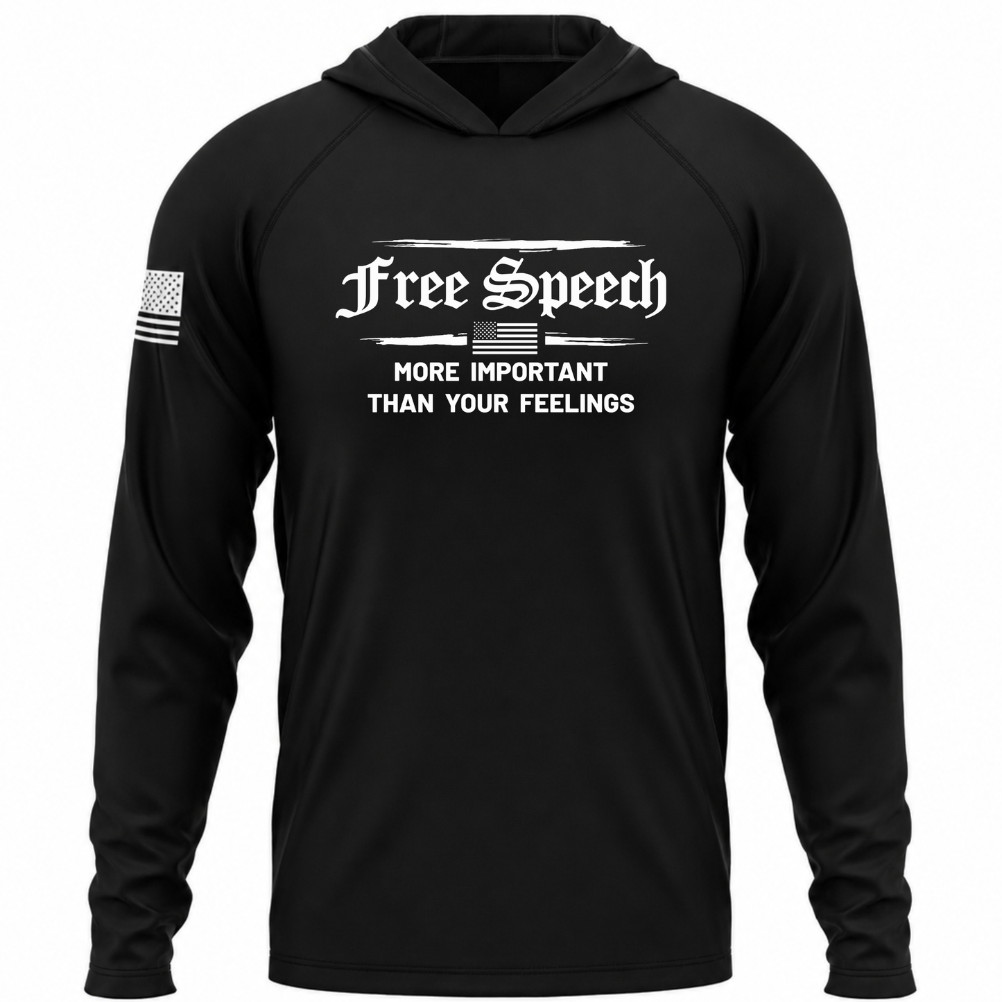 Free Speech Patriotic Performance Hoodie