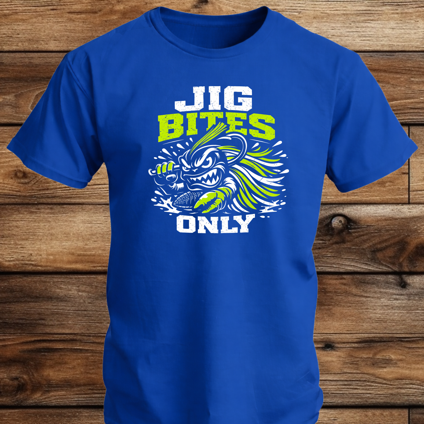 Jig Bites Only Fishing T Shirt