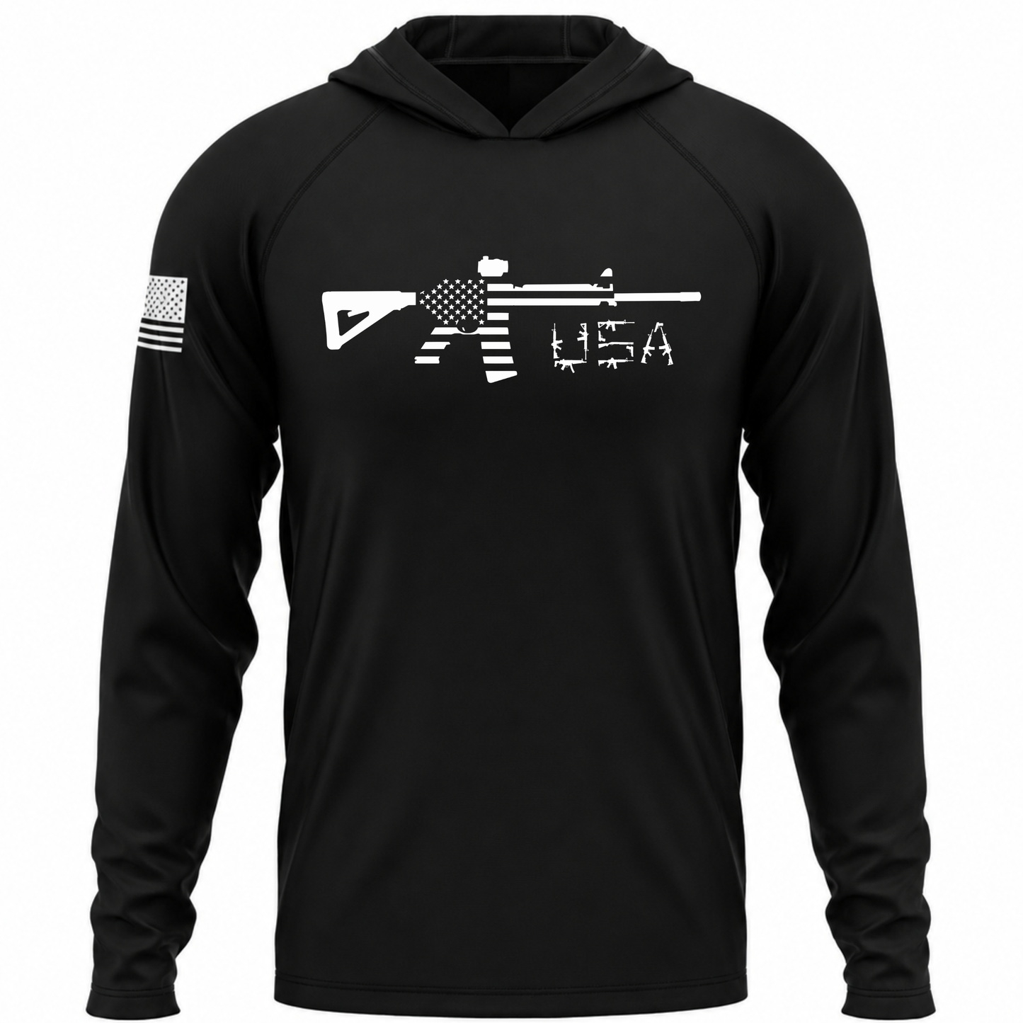 AR USA Patriotic Performance Hoodie