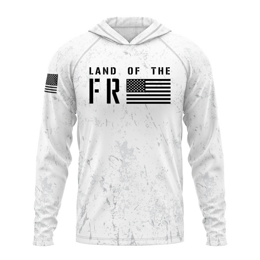 Land Of The Free SPF50 Patriotic Performance Hoodie