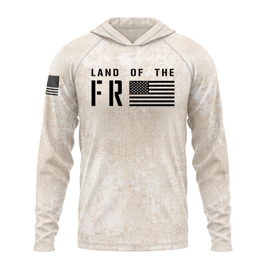 Land Of The Free SPF50 Patriotic Performance Hoodie