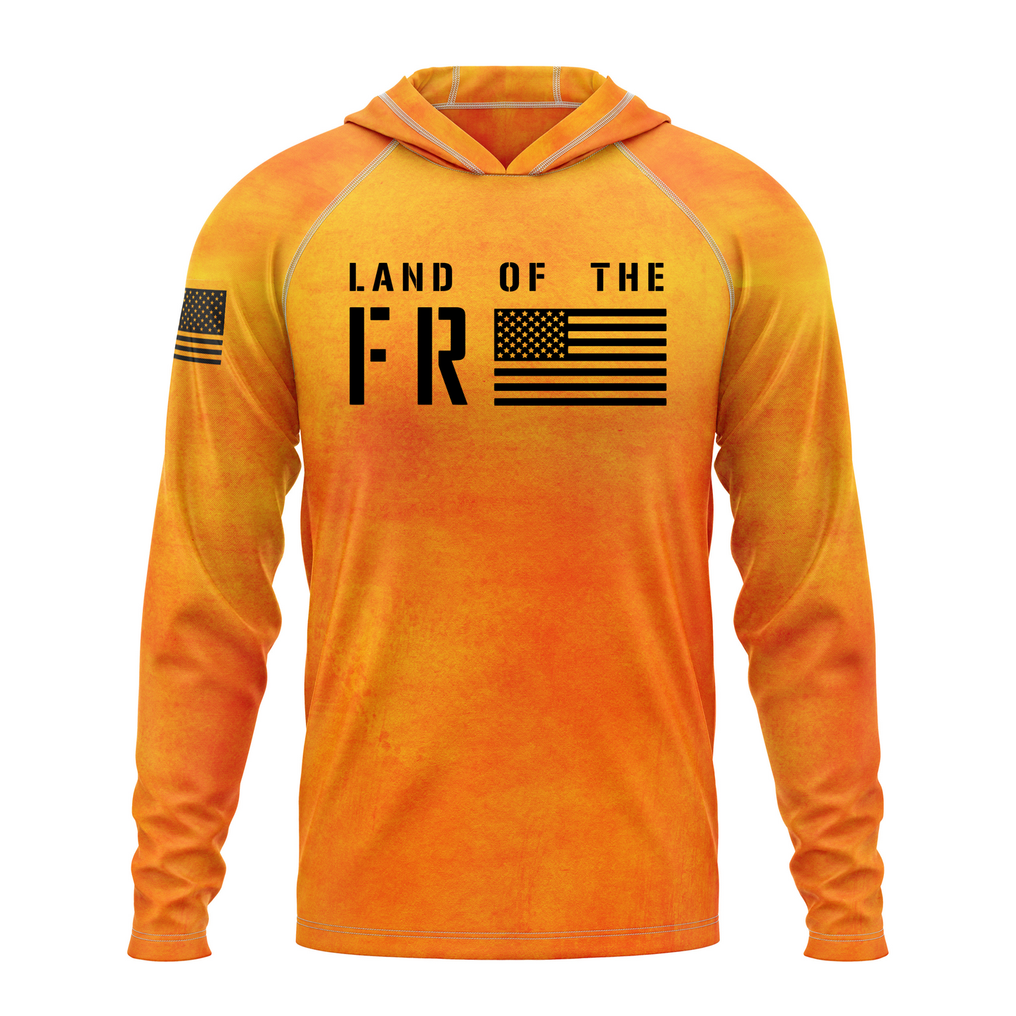 Land Of The Free SPF50 Patriotic Performance Hoodie