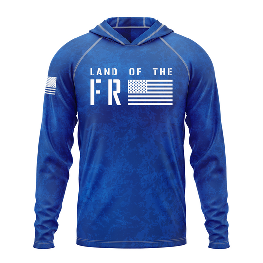 Land Of The Free SPF50 Patriotic Performance Hoodie