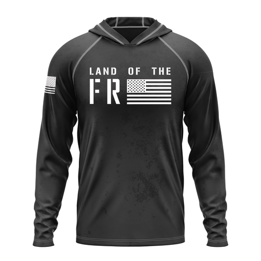Land Of The Free Patriotic Performance Hoodie