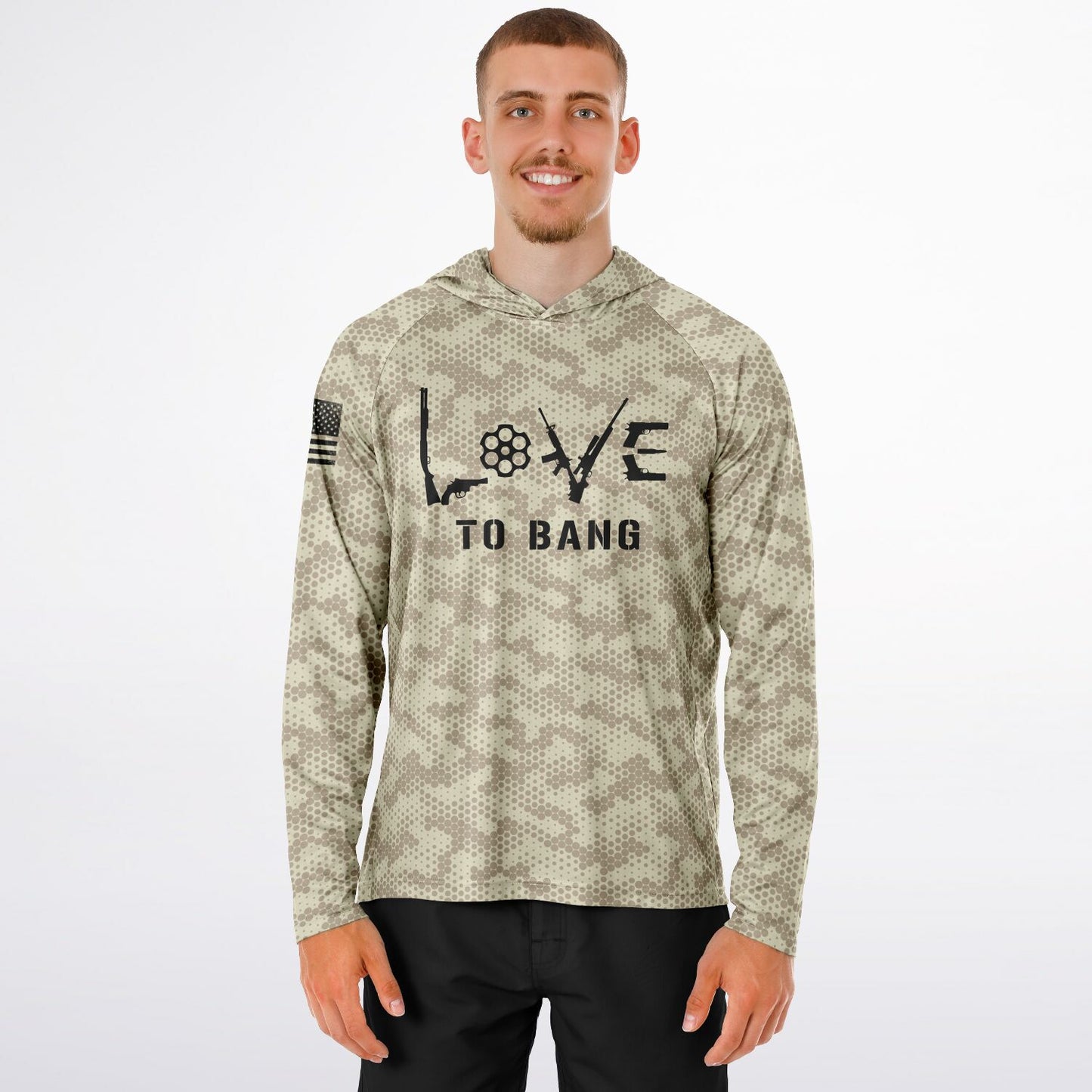Love To Bang SPF50 Patriotic Performance Hoodie