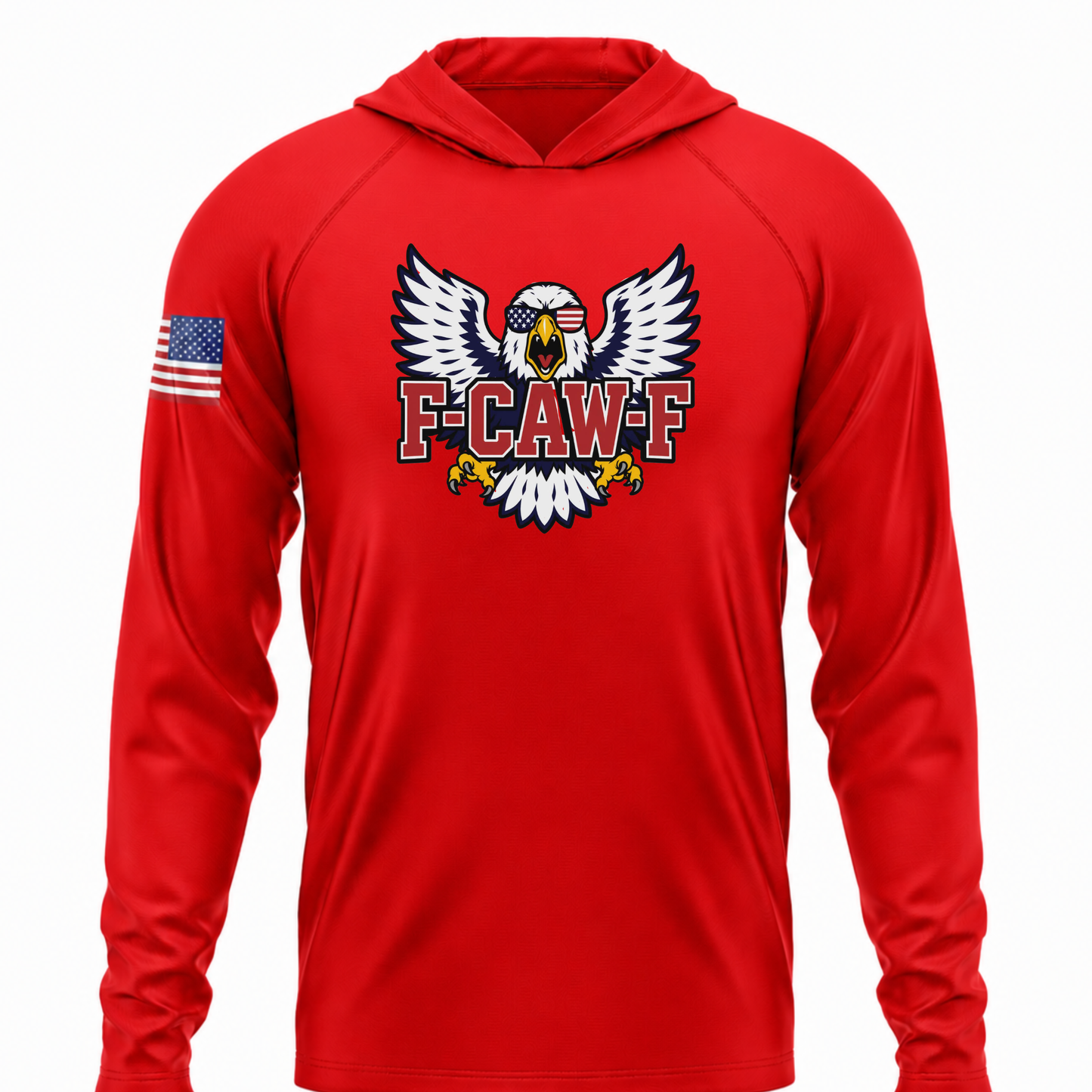 F-CAW-F Patriotic Performance Hoodie